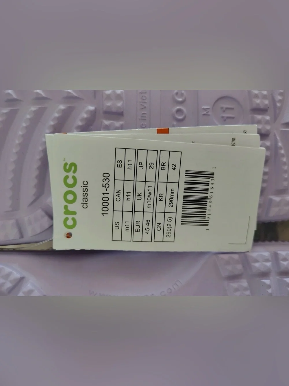 CROCS new tag